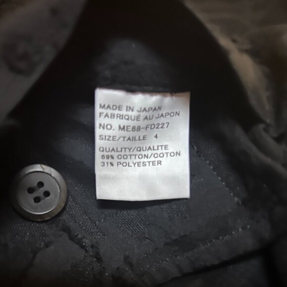 ISSEY MIYAKE MEN, "Final Markdown" Black Jacket Blazer, 2 Buttons, Size 4 - L - Picture 9 of 9